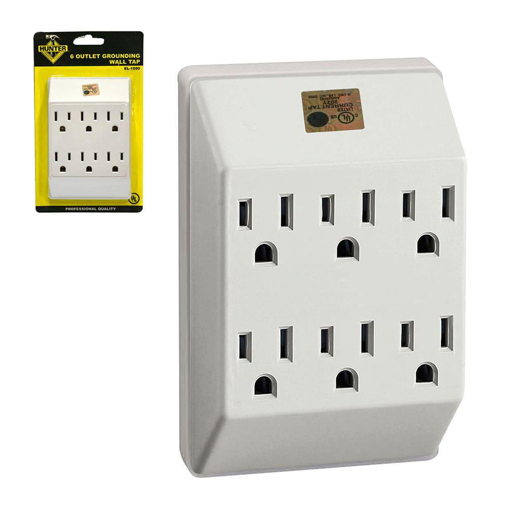Adaptador Hunter P/Toma Corriente 6Salid