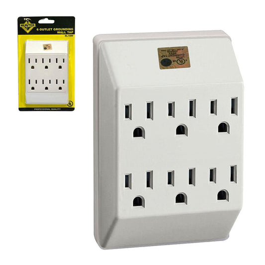 Adaptador Hunter P/Toma Corriente 6Salid