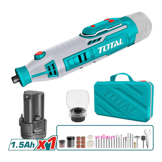 Moto Tool Inalámbrico Total 12V 100 Piezas