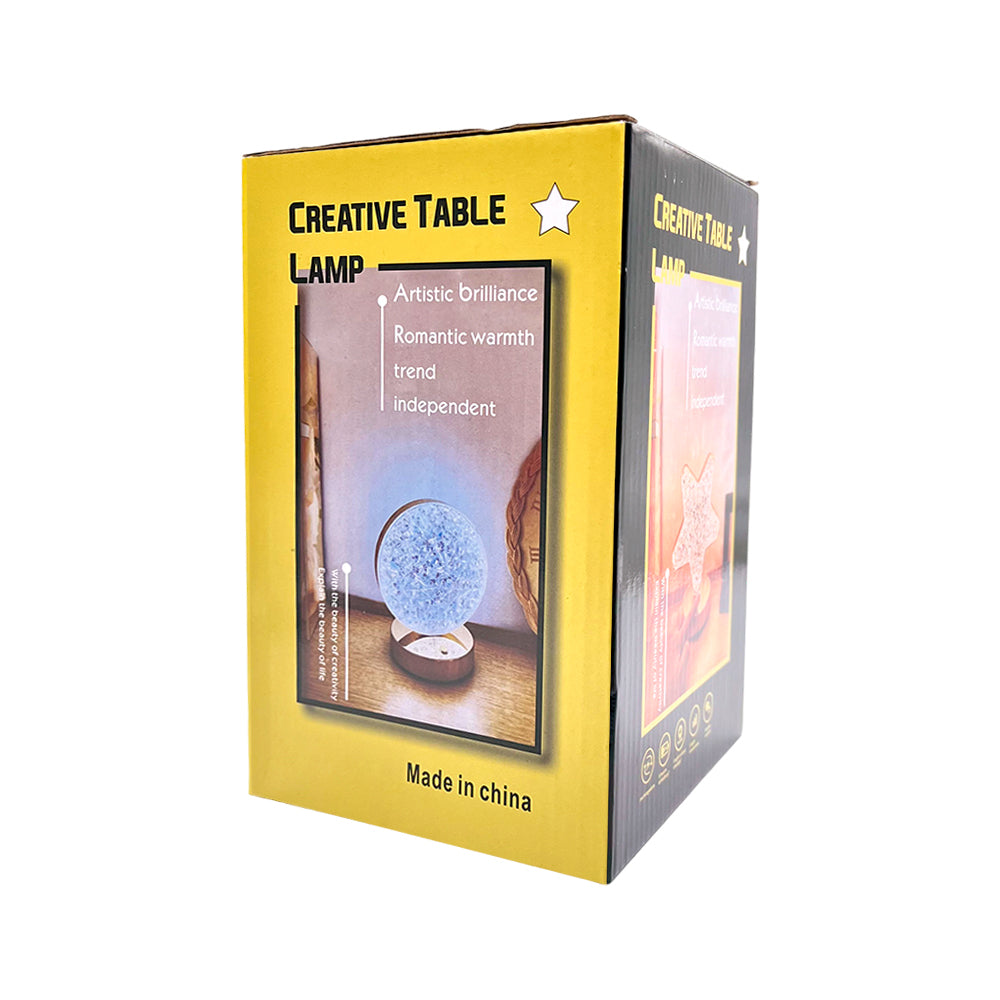 Lámpara De Mesa Recargable De Forma Circular