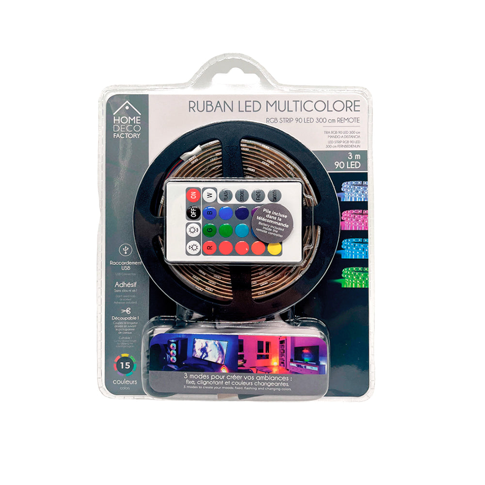 Luces LED Control Remoto 300Cm