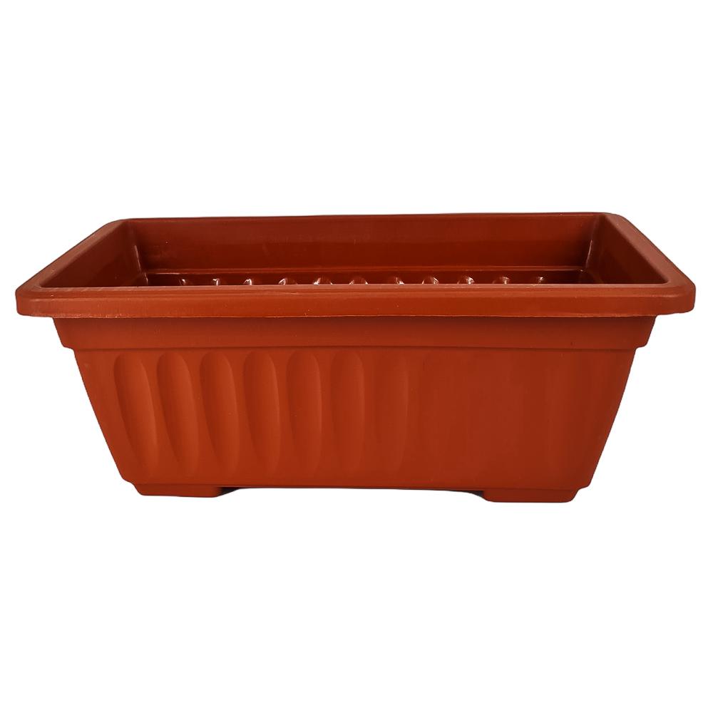 Macetero Home Elegance Plástico 34 cm x 18 cm x 13 cm