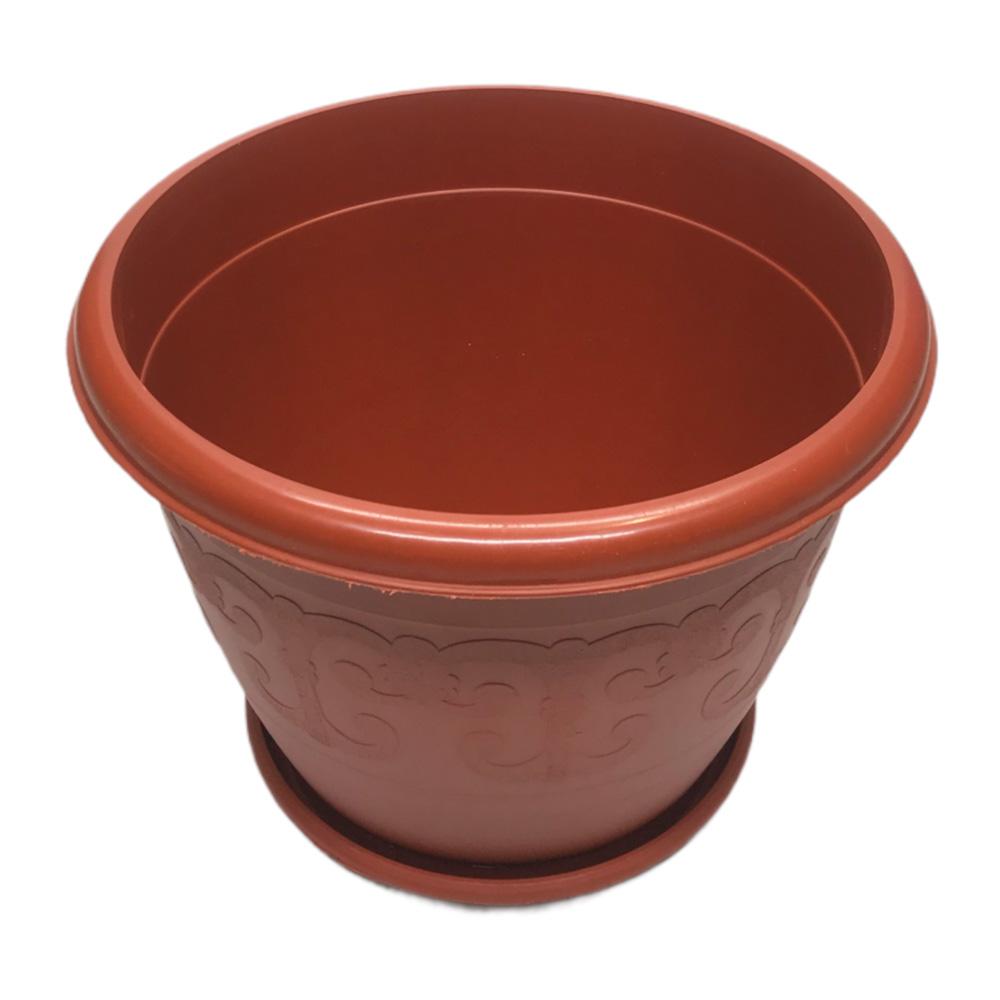 Macetero Home Plástico Redondo de 7.5" x 9"