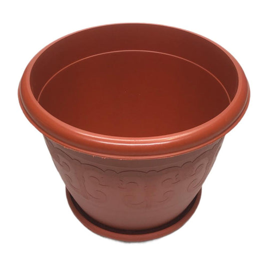 Macetero Home Plástico Redondo de 7.5" x 9"