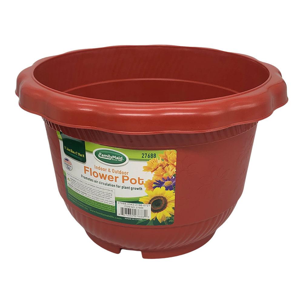 Macetero Family Maid Plástico de 11" - Surtido