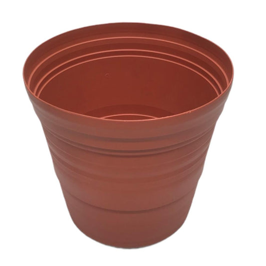 Macetero Kennedy de Platico Redondo 7.5" x 8"