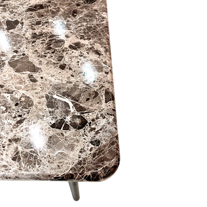 Comedor MDF 4 Puestos Marble Black Elements Furniture