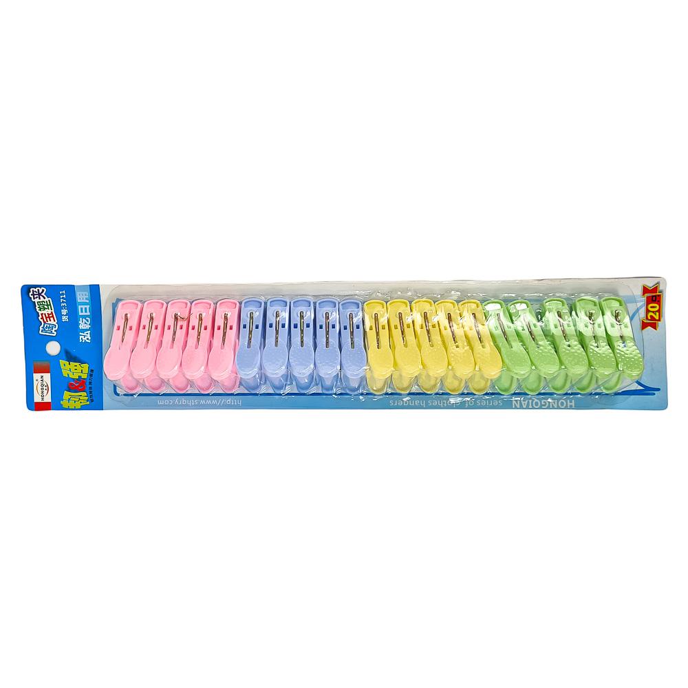 Horquilla de Plástico Easy Home 20 Piezas