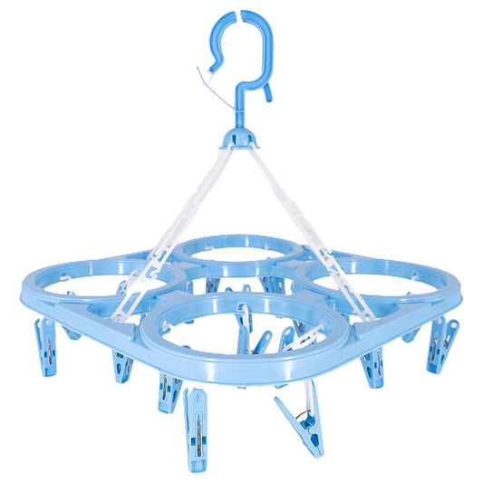 Horquillero Plástico Cuadrado Easy Home 16 Clips - Surtido