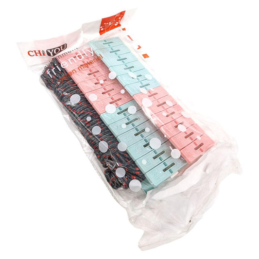 Horquillas Plásticas Con Soga Home Elegance 24 Piezas - Surtido