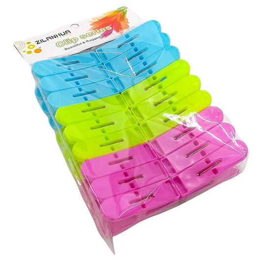 Horquillas Easy Home Plásticas de 18 Piezas - Surtido