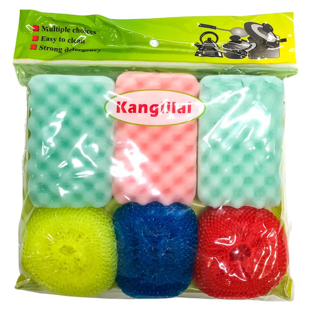 Esponja Para Fregar Easy Home Set 6 Piezas