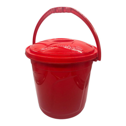 Cubo Plástico Burak Plastik Con Tapa 15 L - Surtido