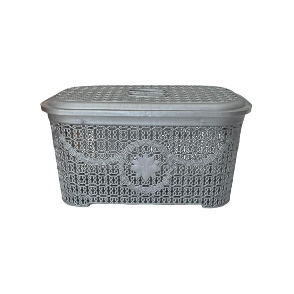 Canasta Plástica Asude Plastik 6Lt Con Tapa