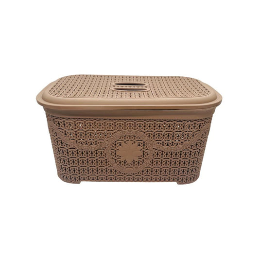 Canasta Plástica Asude Plastik 12Lt Con Tapa