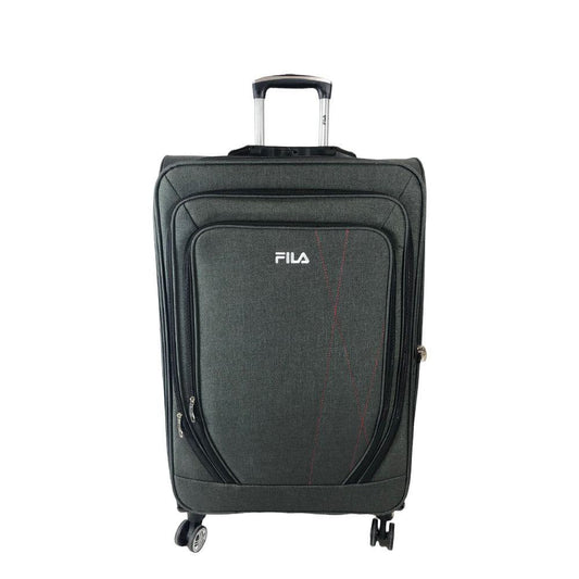 Maleta Lisa Fila Gris Oscuro 24" de 8 Ruedas