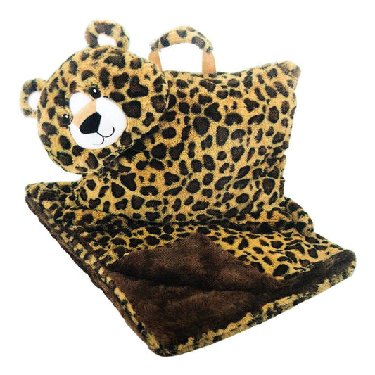 Manta Lana Infantil Four Seasons Leopardo