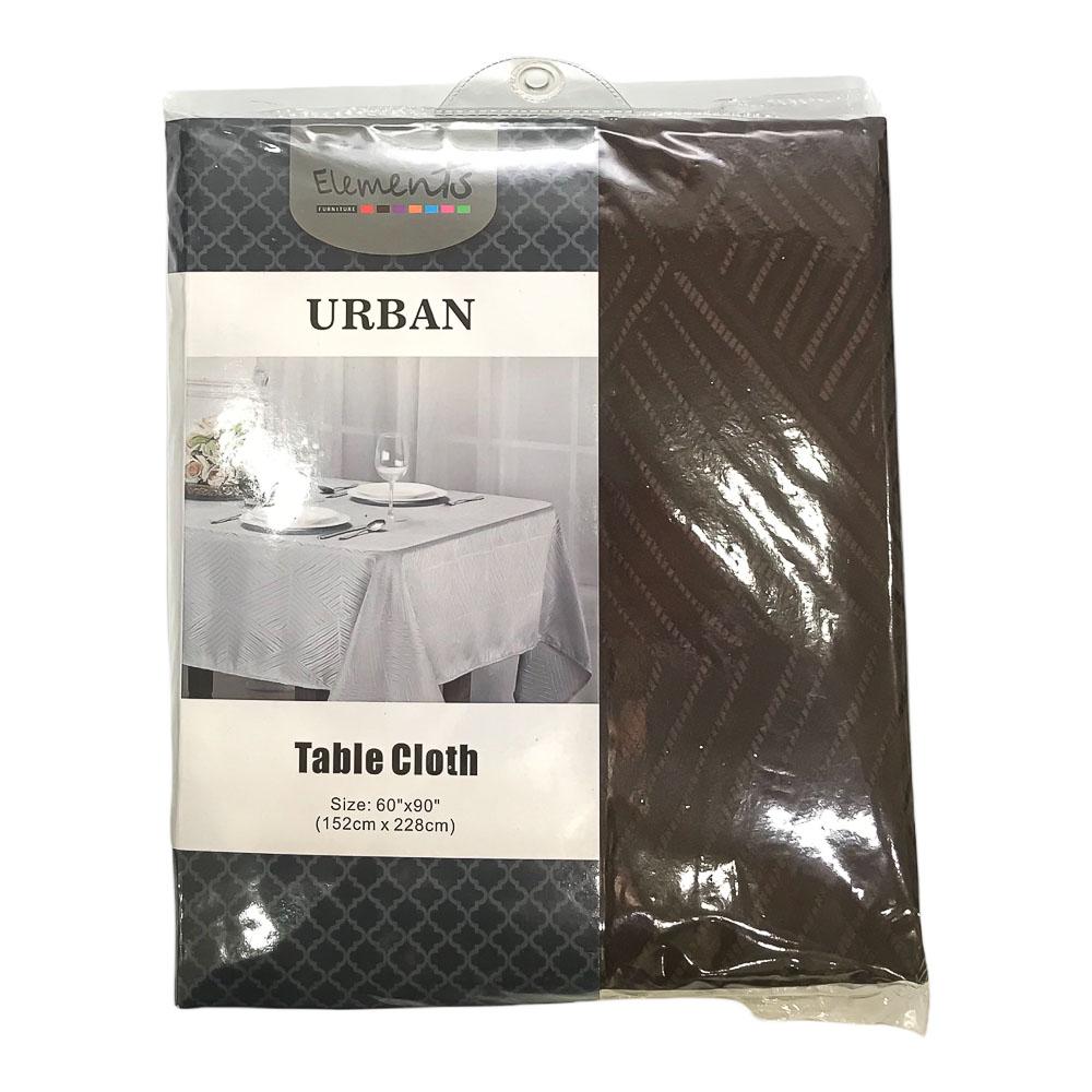 Mantel de Tela Elements Furniture Urban 60" x 90" - Chocolate