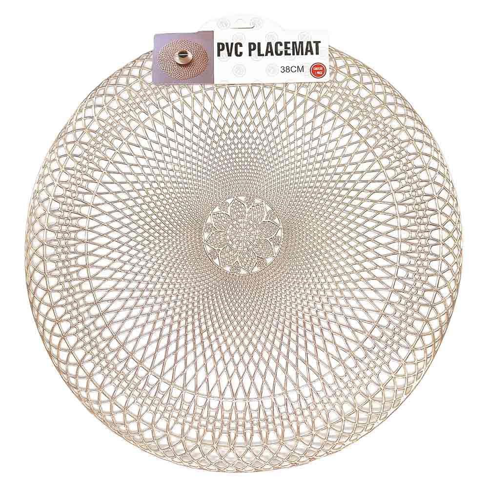 Individual Home Elegance de Plástico Redondo 38 cm - Surtido