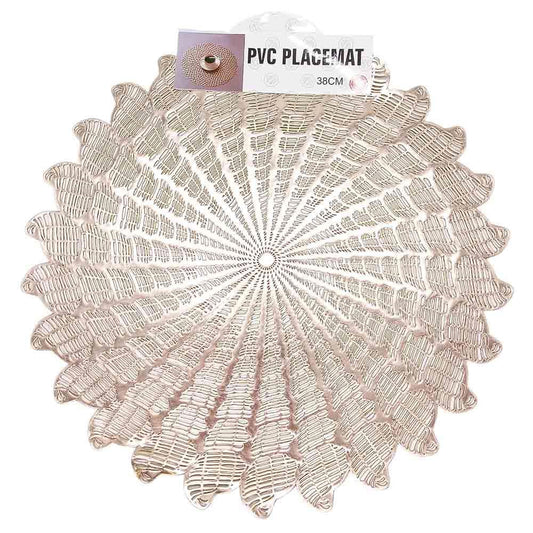 Individual Home Elegance de Plástico Redondo 38 cm - Surtido