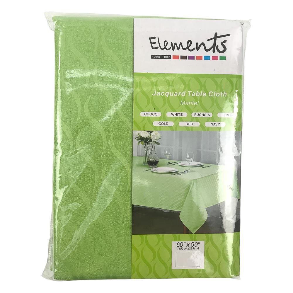 Mantel de Mesa Elements Furniture Bellagio Rectangular de 60" x 90" - Lima
