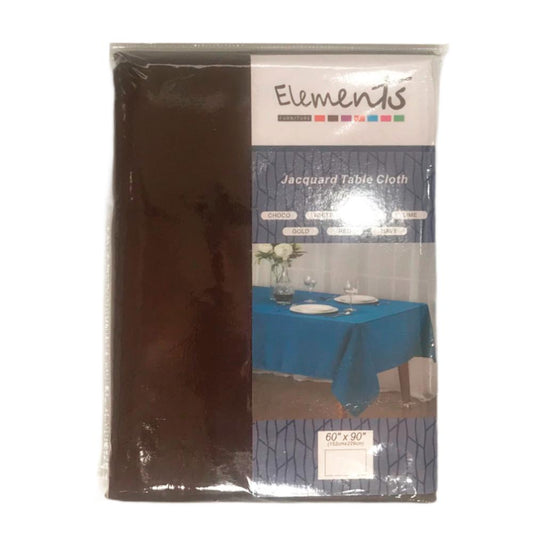 Mantel de Mesa Elements Furniture Marriot Rectangular de 60" x 90" - Chocolate