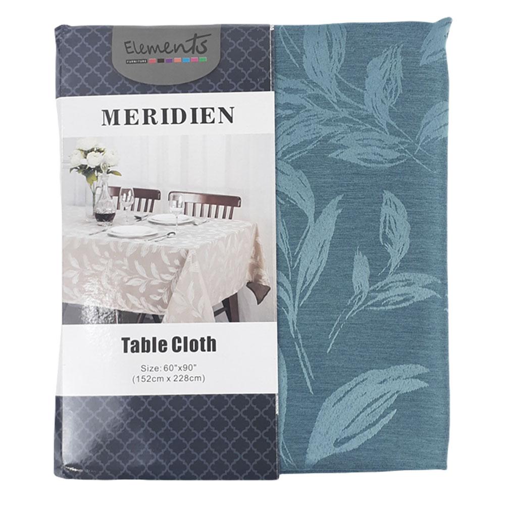 Mantel de Mesa Elements Furniture Meridien Rectangular de 60" x 90" - Aguamarina Oscuro