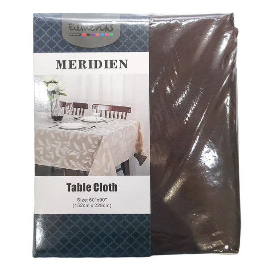 Mantel de Mesa Elements Furniture Meridien Rectangular de 60" x 90" - Chocolate