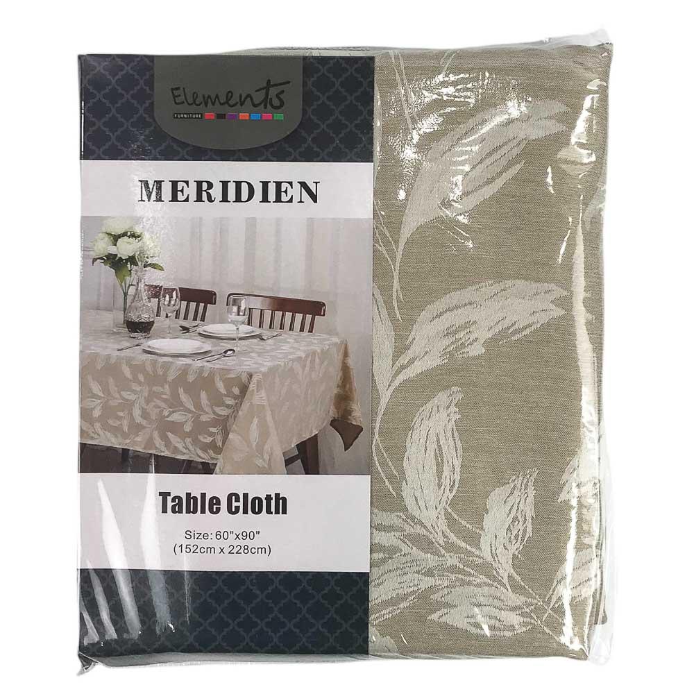 Mantel de Mesa Elements Furniture Meridien Rectangular de 60" x 90" - Trigo