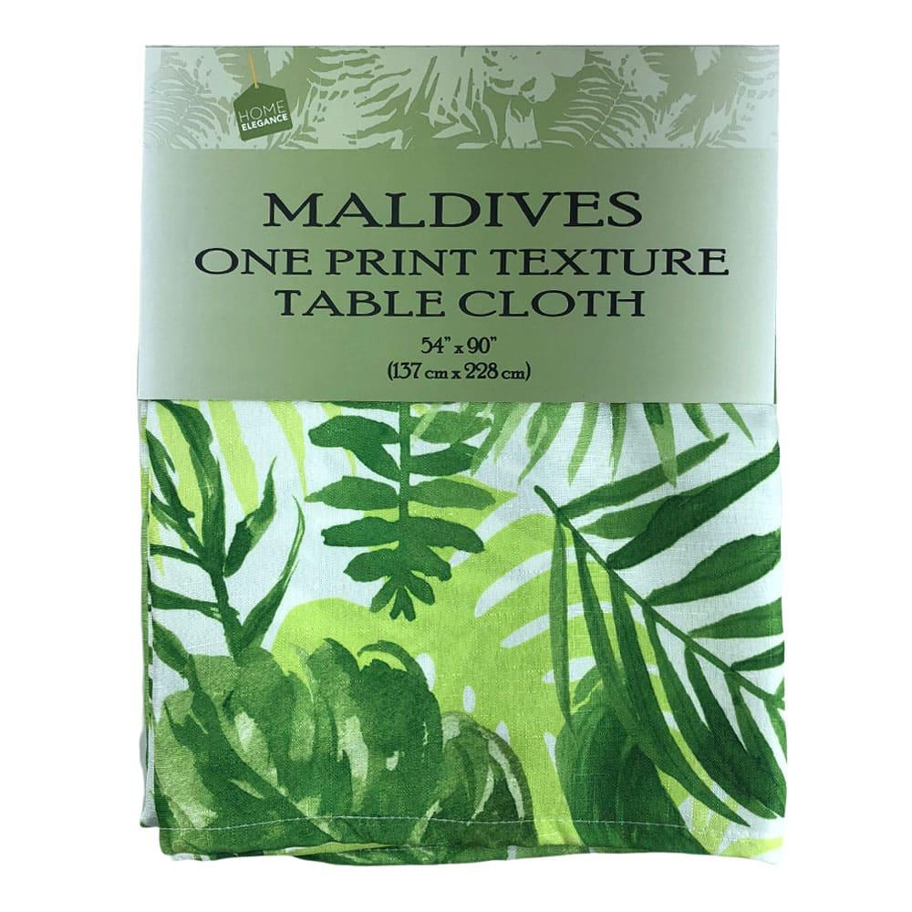 Mantel de Mesa Home Elegance Maldives 54" x 90" - Lima Oscuro