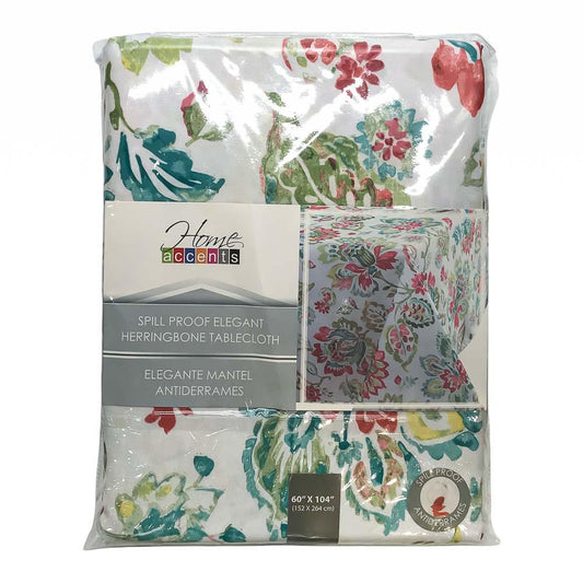 Mantel de Tela Home Accents Redondo Estampado 70"
