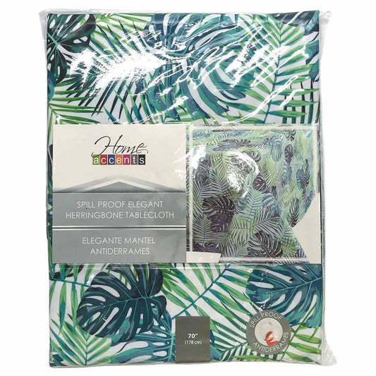 Mantel de Tela Home Accents Redondo Estampado 70"