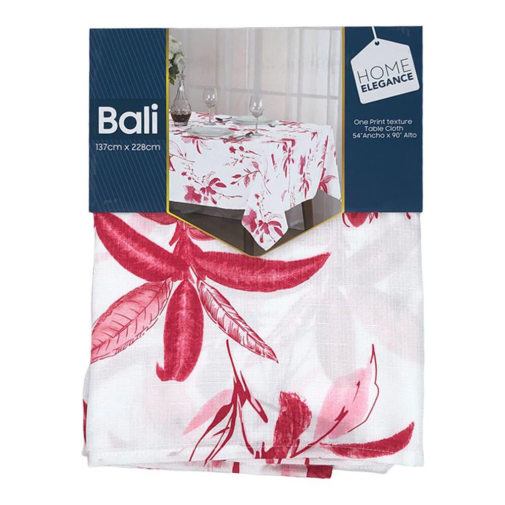 Mantel de Mesa Home Elegance Bali 54" x 90" - Rojo