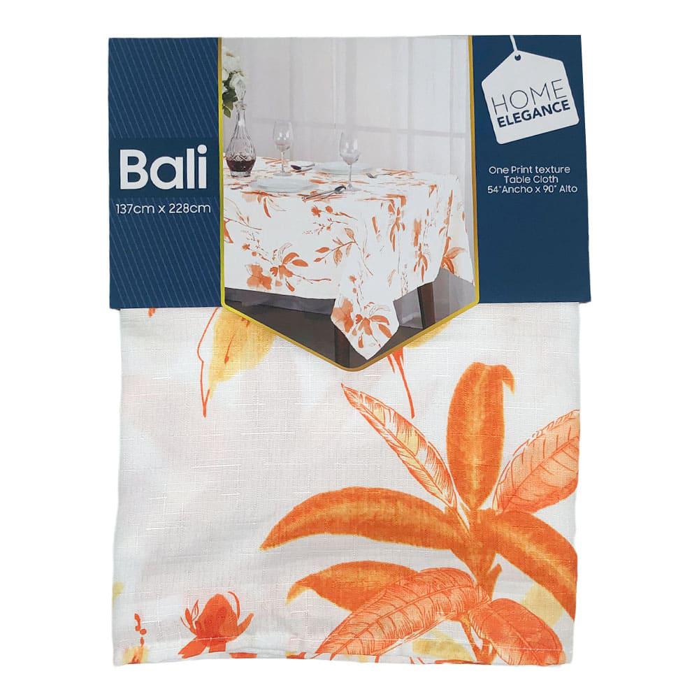 Mantel de Mesa Home Elegance Bali 54" x 90" - Naranja