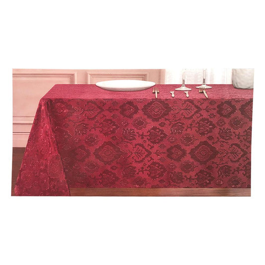 Mantel de Tela Regal Home Astoria 54" x 104" - Rojo Oscuro