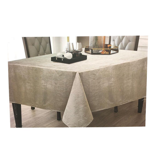 Mantel de Tela Regal Home Toscana 54" x 104" - Beige Oscuro
