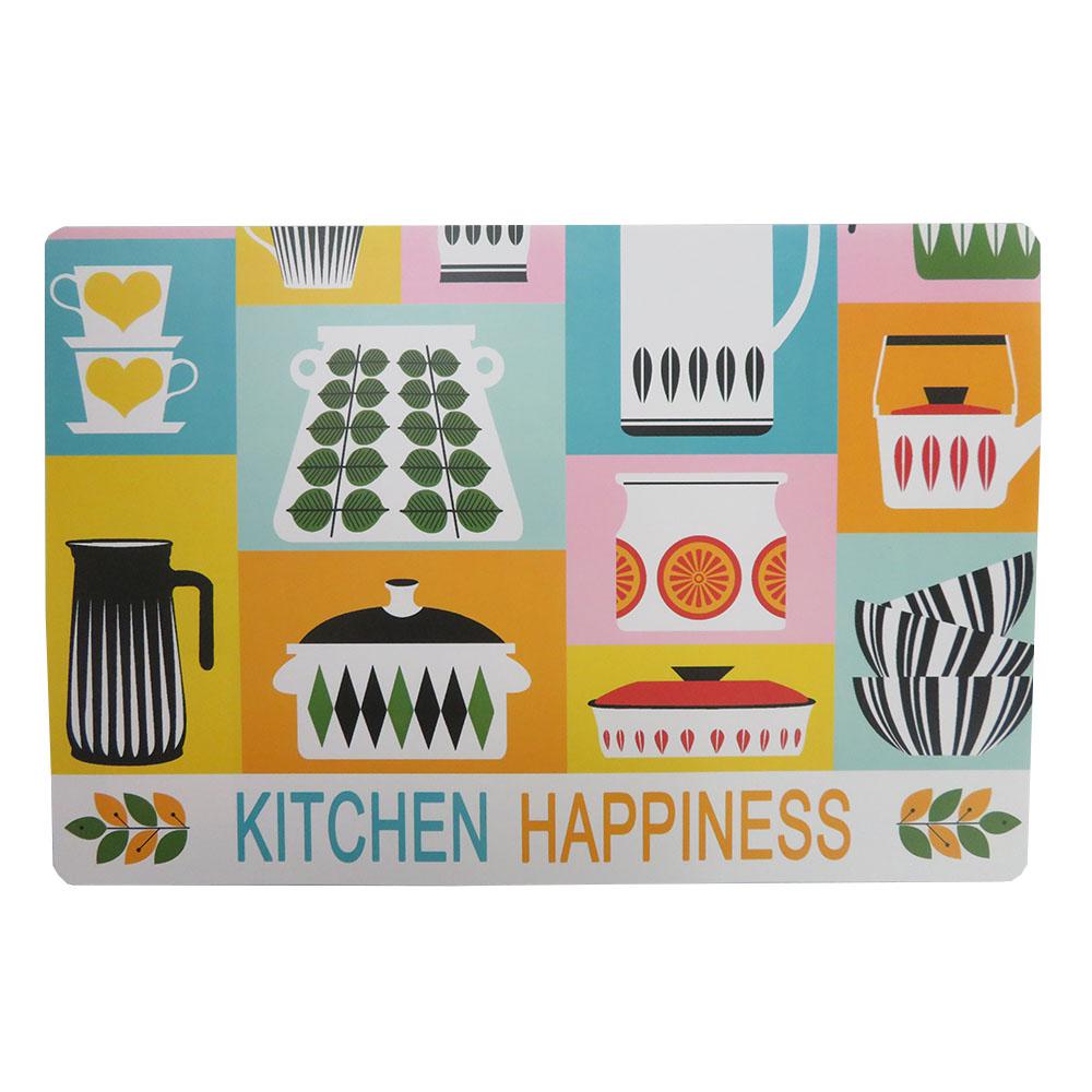 Individual de Mesa Home Accents Kitchen Happiness 30 cm x 45 cm
