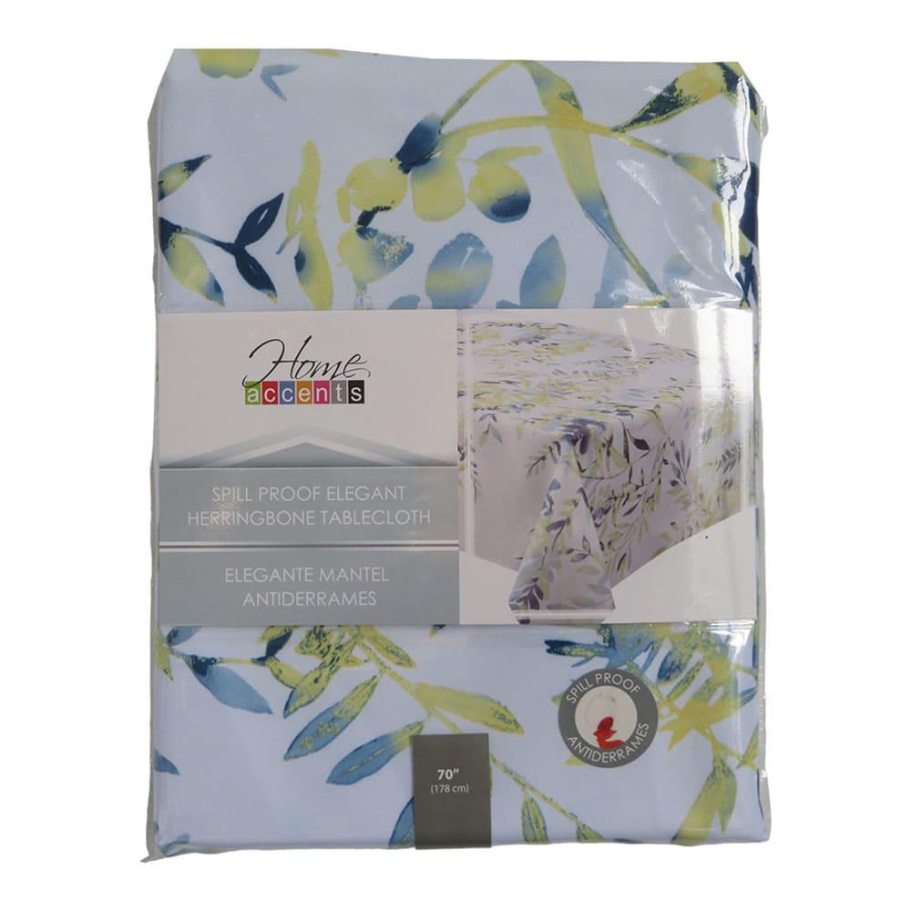 Mantel de Tela Home Accents Redondo Estampado 70 cm