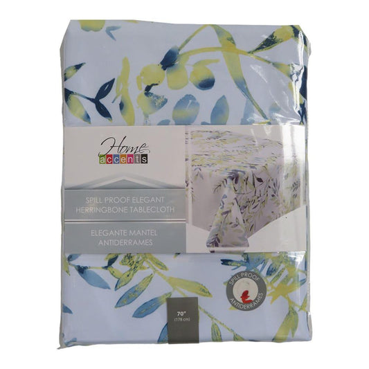 Mantel de Tela Home Accents Redondo Estampado 70 cm