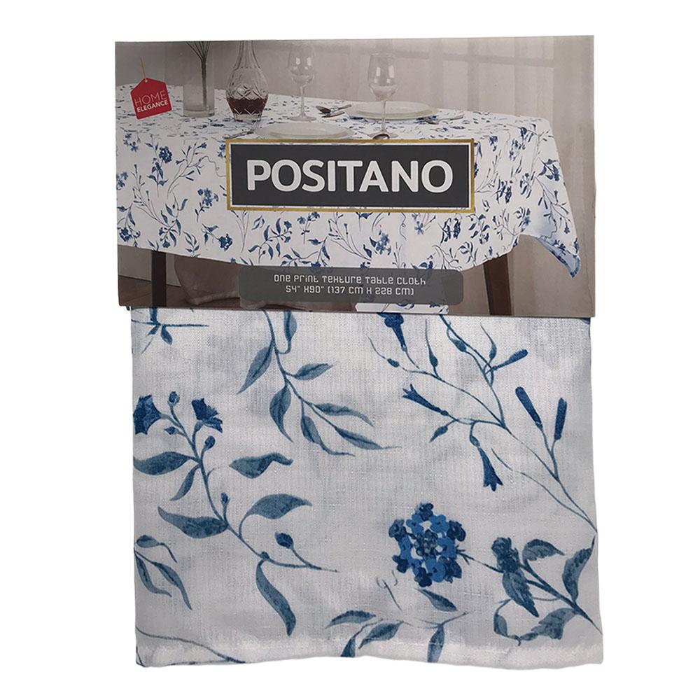 Mantel de Mesa Home Elegance Positano 54" x 90" - Azul