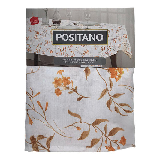 Mantel de Mesa Home Elegance Positano 54" x 90" - Naranja