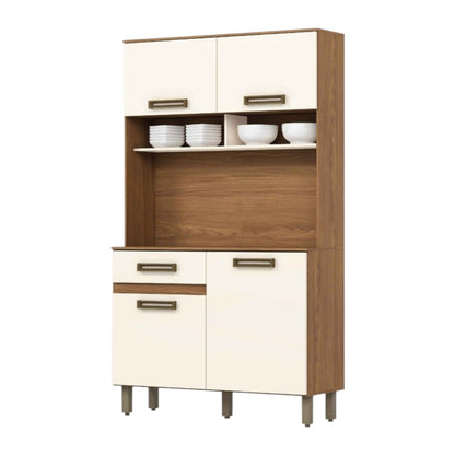 Mueble de Cocina Henn Mdf Nature/Off White