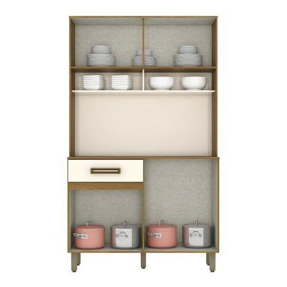 Mueble de Cocina Henn Mdf Nature/Off White