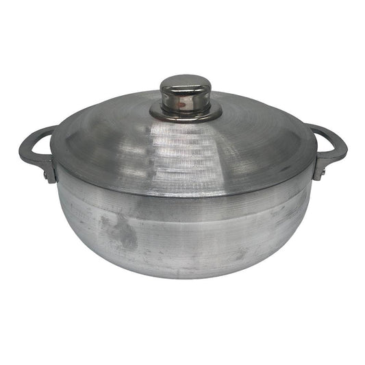 Paila de Aluminio Lotus Con Tapa 24 cm