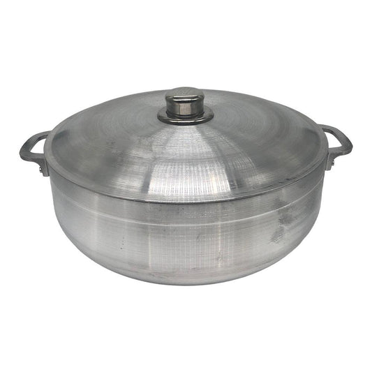 Paila de Aluminio Lotus Con Tapa 34 cm