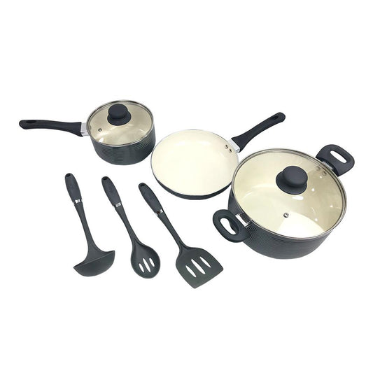 Juego de Ollas Oster Antiadherente 8 Piezas