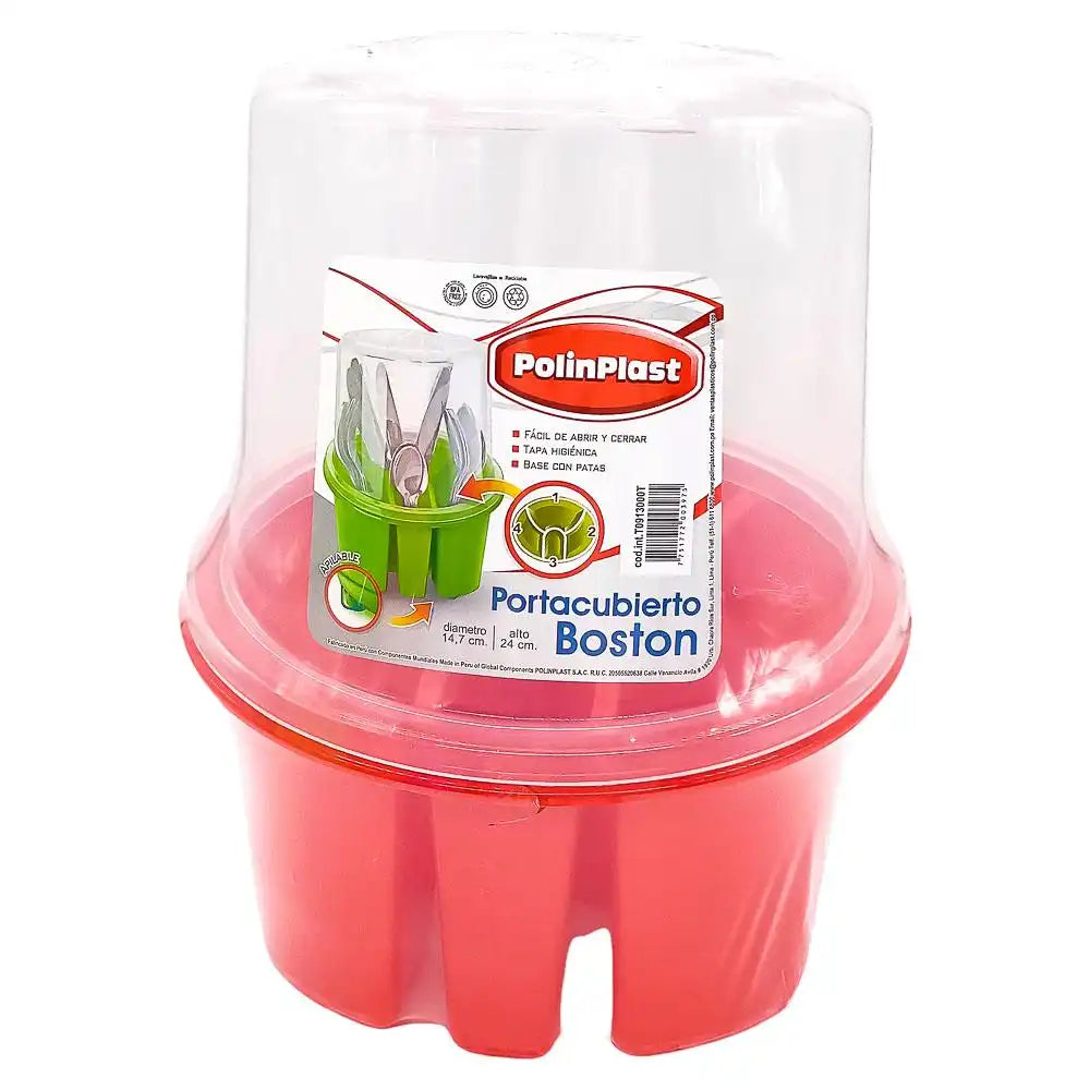 Porta Cubiertos Polinplast Plástico - Surtido