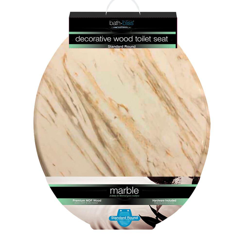 Asiento Para Inodoro Bath Bliss Con Tapa Dura