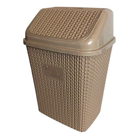 Basurero Violet House Con Tapa Vaivén de Plástico - Surtido