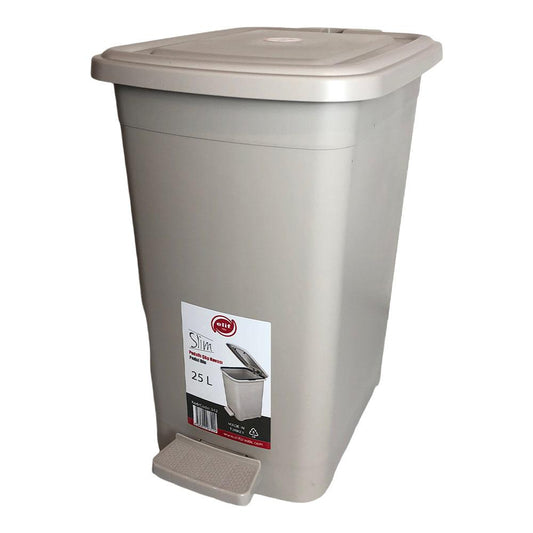 Basurero Elif Plastic Con Pedal 25 L - Surtido